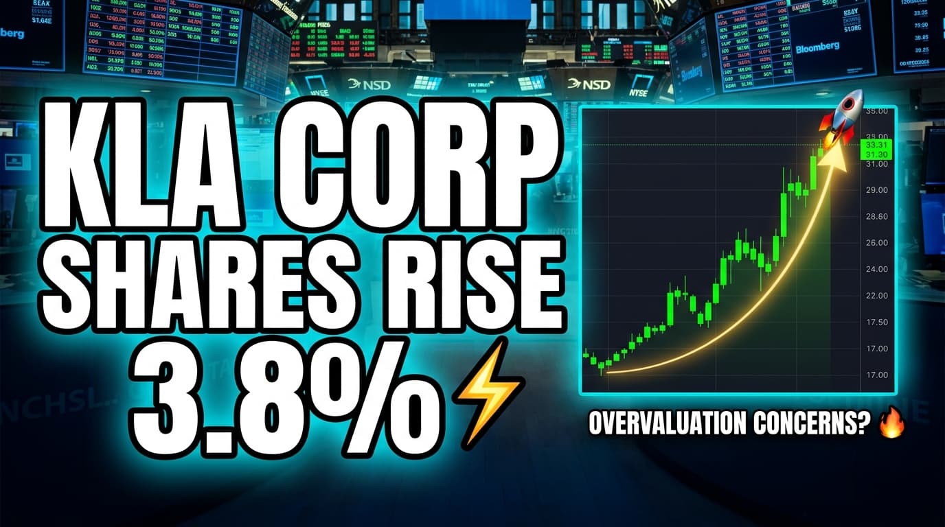 KLA Corp Shares Rise 3.8% Amid Overvaluation Concerns