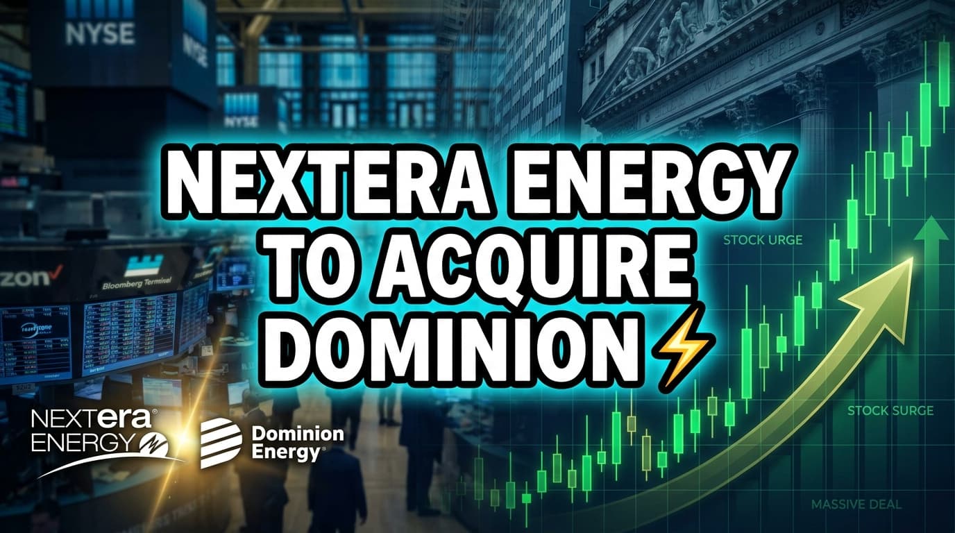 NextEra Energy to Acquire Dominion Energy in Stock-and-Cash Transaction