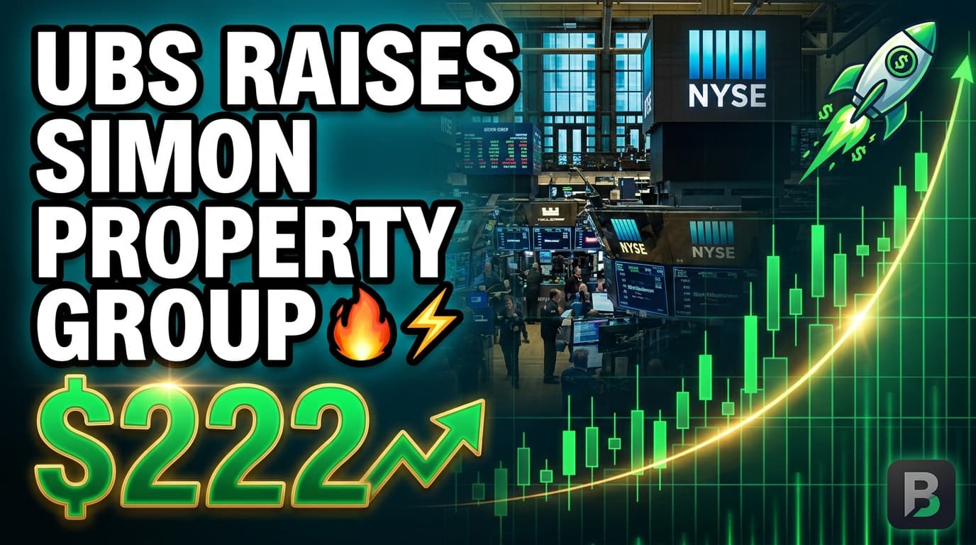 UBS Raises Simon Property Group Price Target to $222 From $199, Maintains Neutral Rating