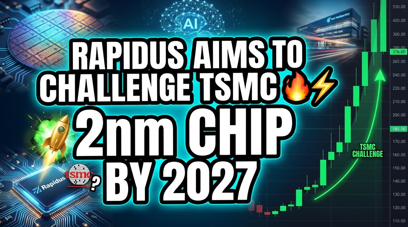 Rapidus Aims to Challenge TSMC with 2nm Chip Production by 2027
