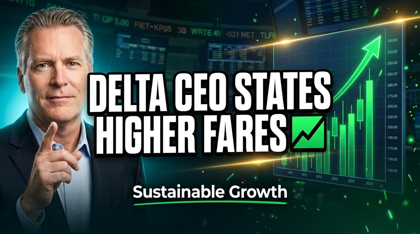 Delta CEO States Higher Fares Sustainable Despite Cheaper Oil