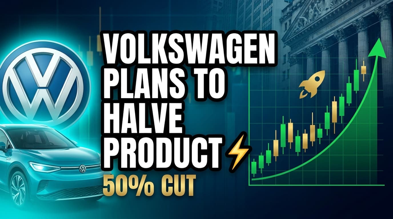 Volkswagen Plans to Halve Product Lineup Amid China, EV Challenges