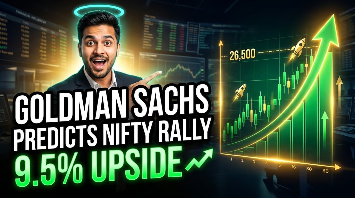 Goldman Sachs Predicts Nifty Rally to 26,500, Signaling 9.5% Upside