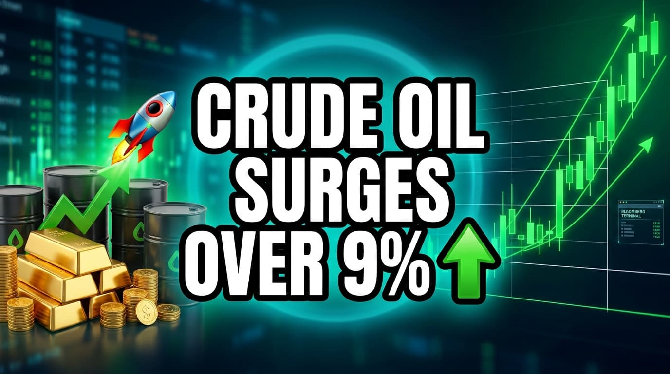 Crude Oil Surges Over 9% Amid Hormuz Blockade, Military Strikes