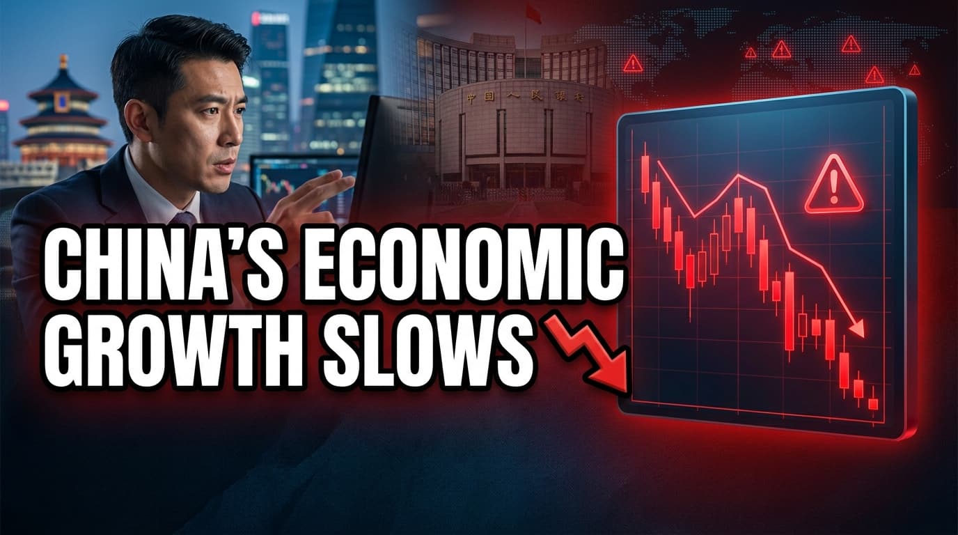 China's Economic Growth Slows, Raising Global Market Concerns