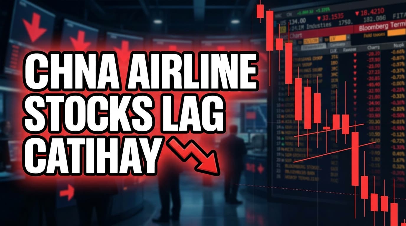 China Airline Stocks Lag Cathay Amid Weakening Earnings Outlook