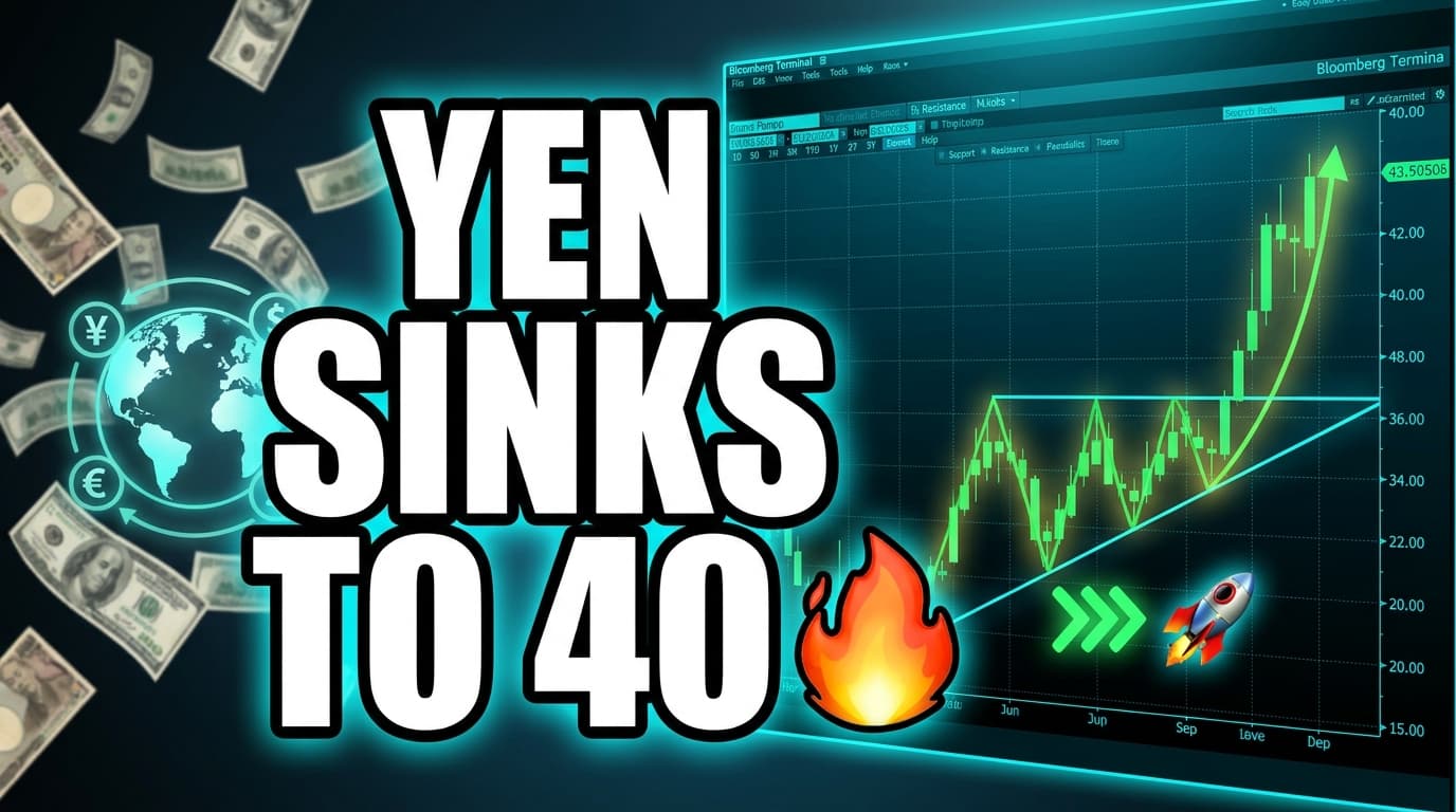 Yen Sinks to 40-Year Lows Ahead of US Inflation Data
