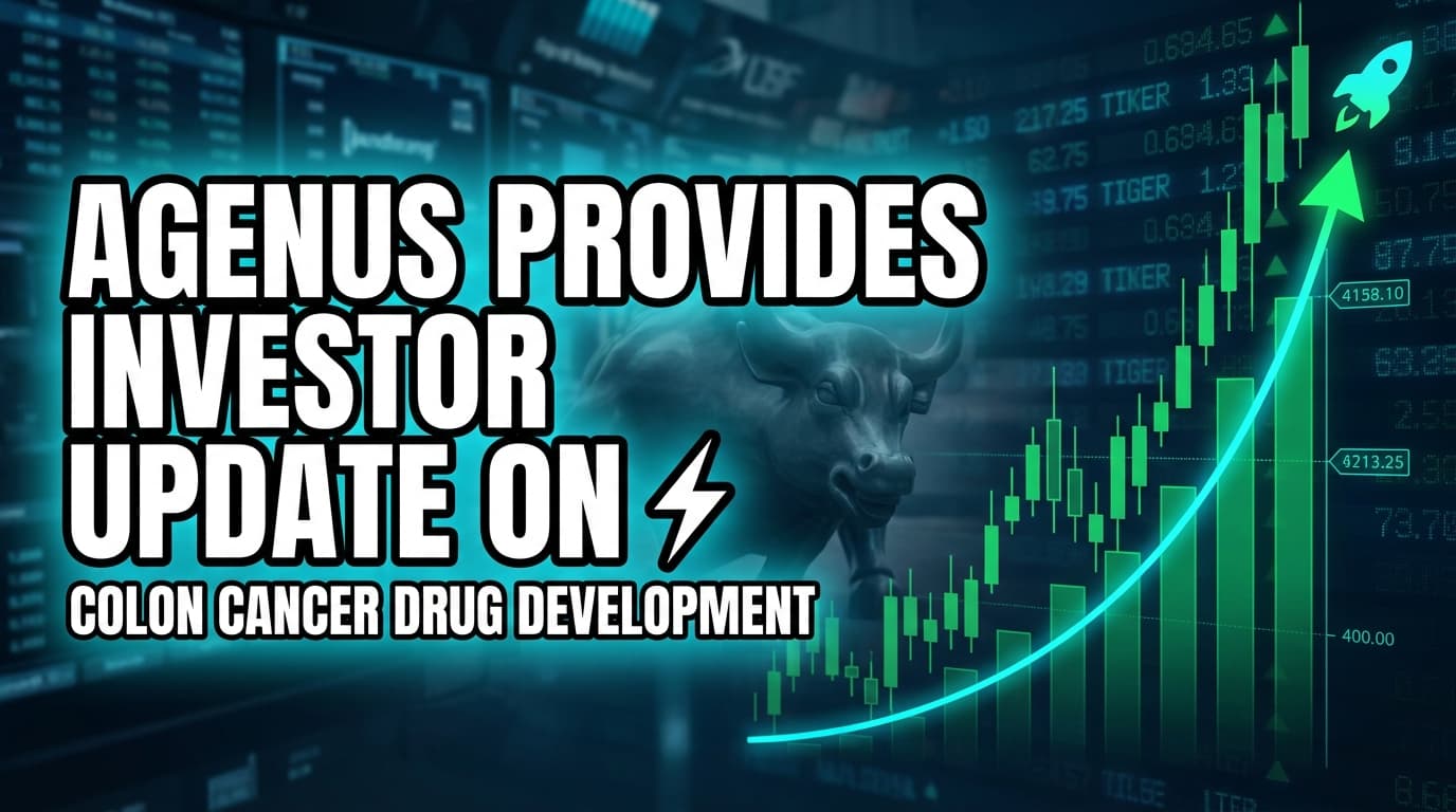 Agenus Provides Investor Update on Colon Cancer Drug Development