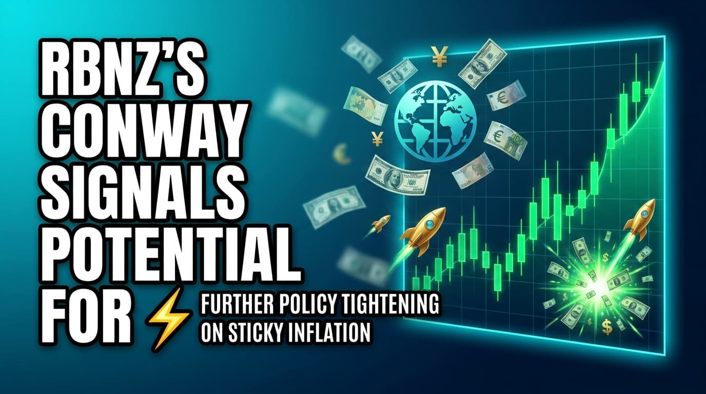 RBNZ's Conway Signals Potential for Further Policy Tightening on Sticky Inflation
