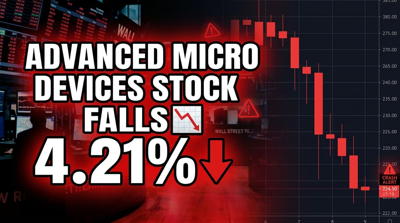 Advanced Micro Devices Stock Falls 4.21% on Monday