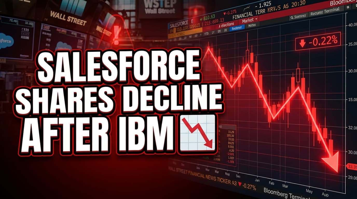 Salesforce Shares Decline After IBM Cites Software Sector Weakness