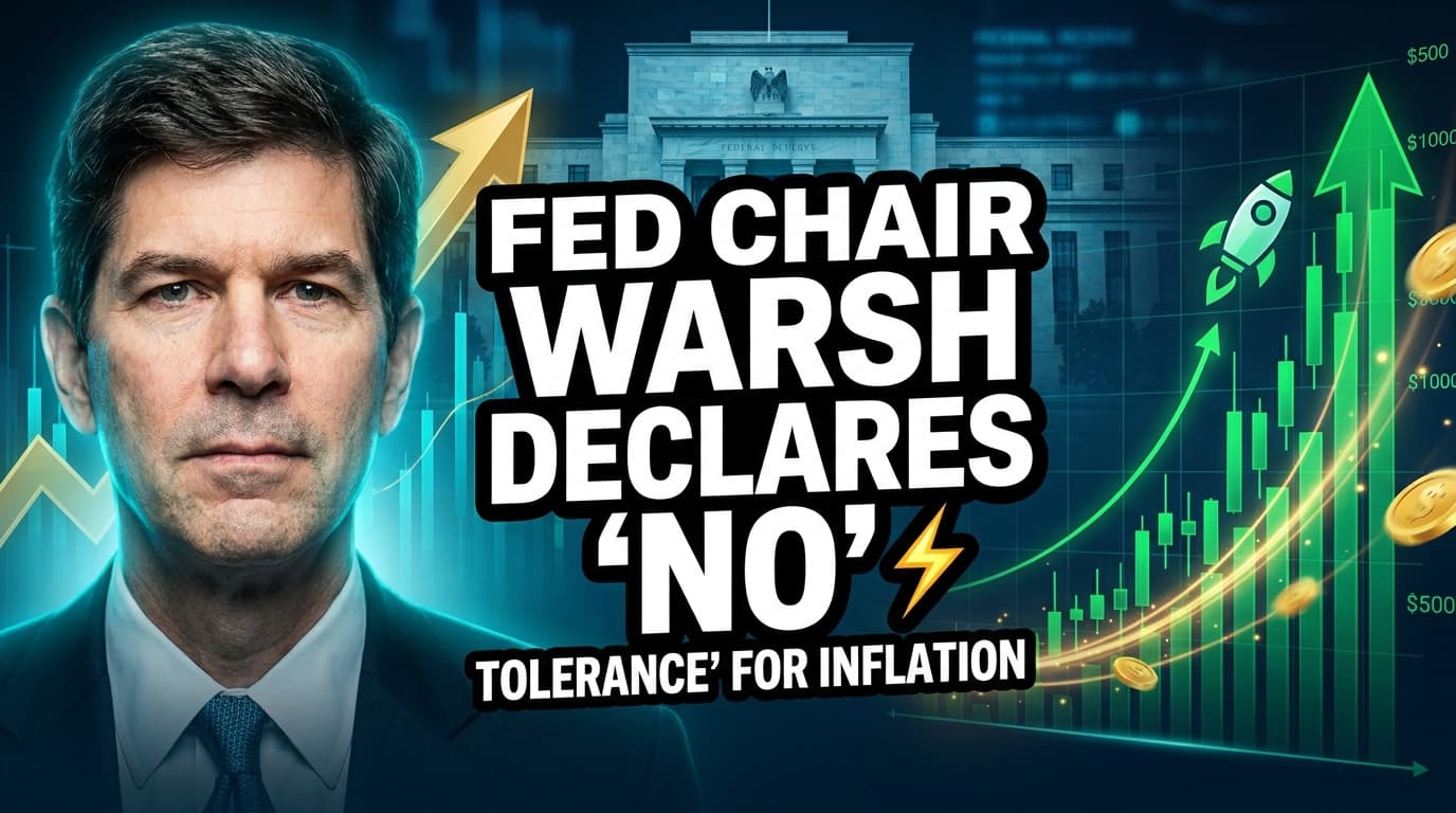 Fed Chair Warsh Declares 'No Tolerance' for Inflation