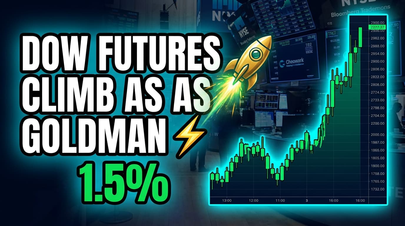 Dow Futures Climb as Goldman, CrowdStrike Rally; AI Stocks Face Resistance
