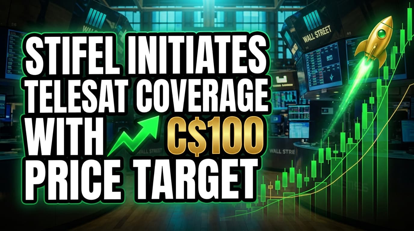 Stifel Initiates Telesat Coverage With Buy Rating, C$100 Price Target