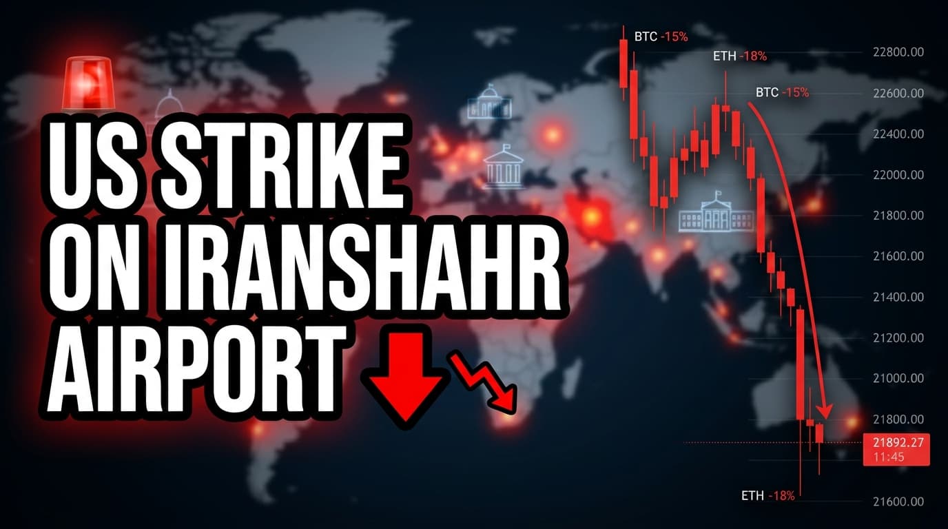 US Strike on Iranshahr Airport Intensifies Iran Sanctions, Impacts Crypto Markets