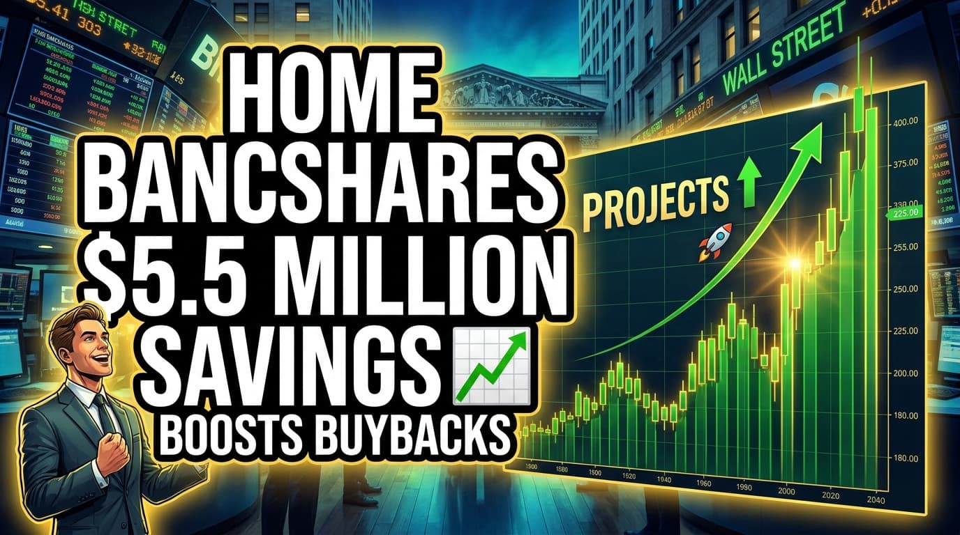 Home BancShares Projects $5.5 Million Annual Savings From Mountain Commerce Conversion, Boosts Buybacks