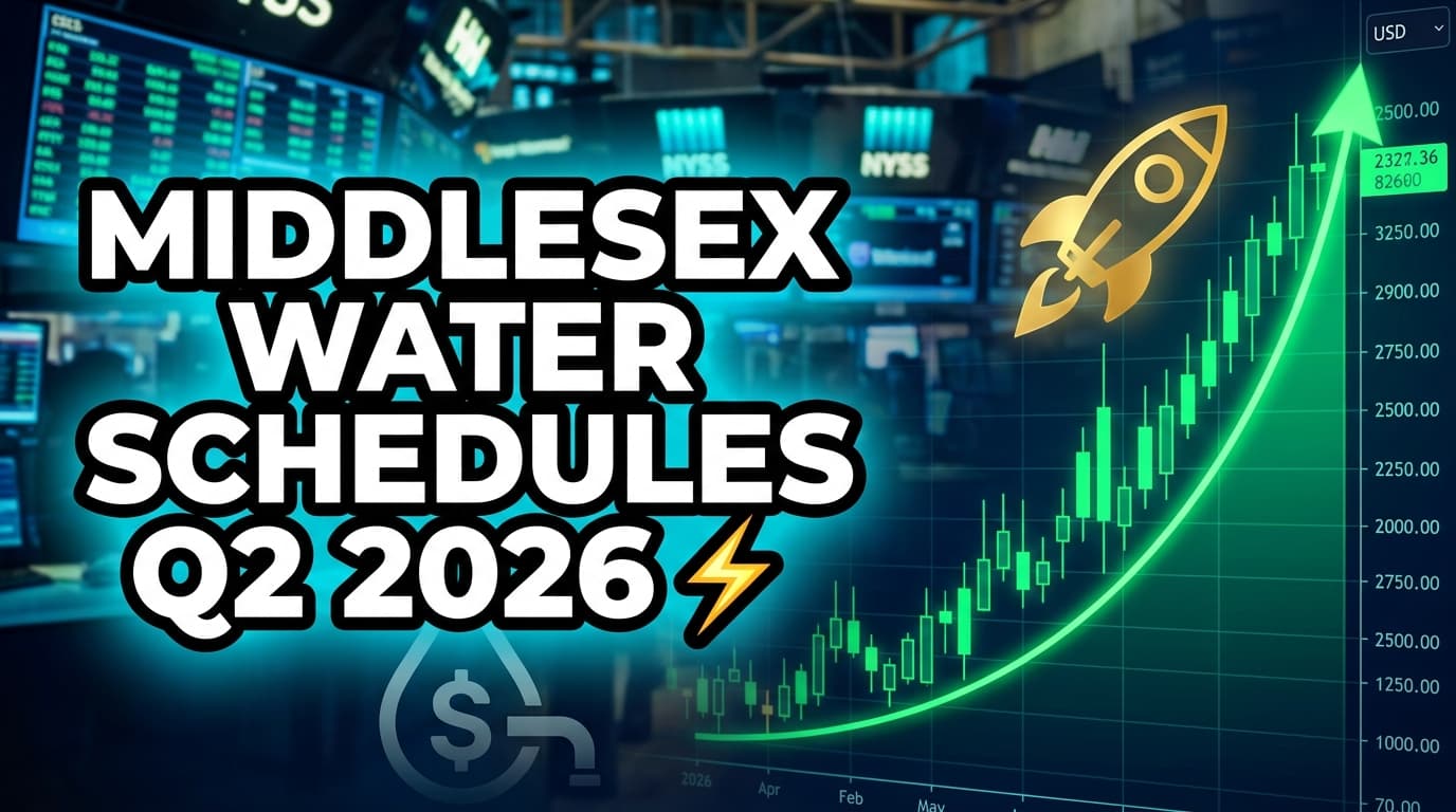 Middlesex Water Schedules Q2 2026 Earnings Release for July 30