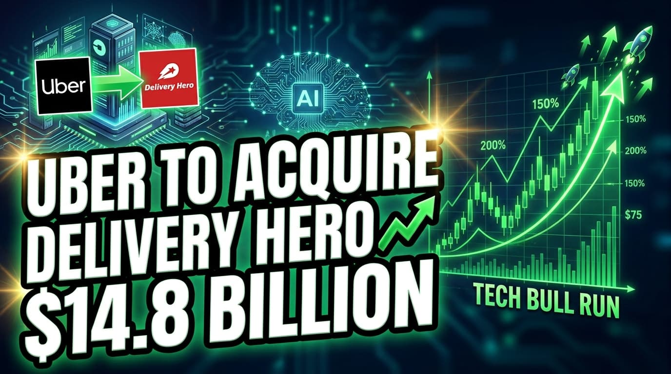 Uber to Acquire Delivery Hero in $14.8 Billion Deal