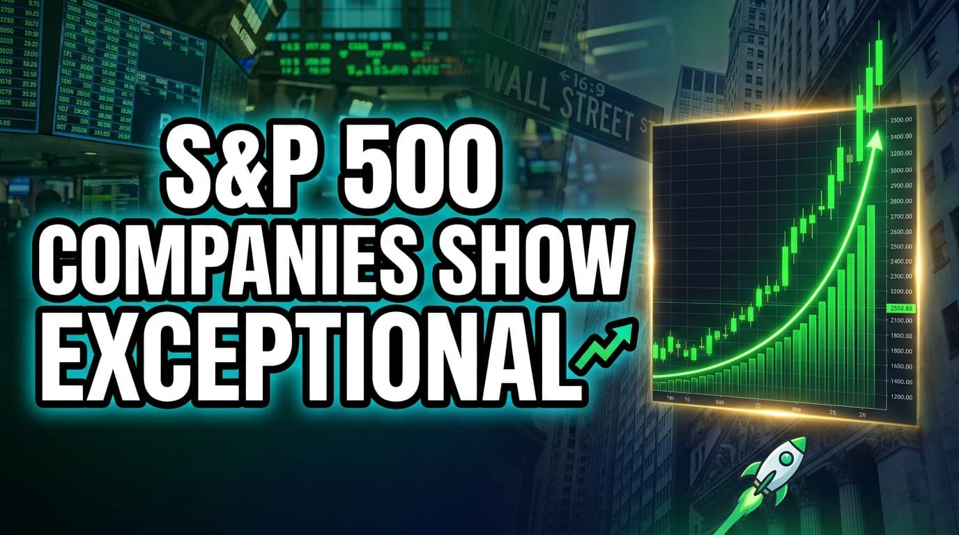 S&P 500 Companies Show Exceptional Second-Quarter Earnings Growth
