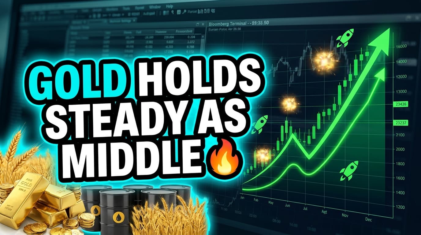 Gold Holds Steady as Middle East Conflict Fuels Inflation Concerns