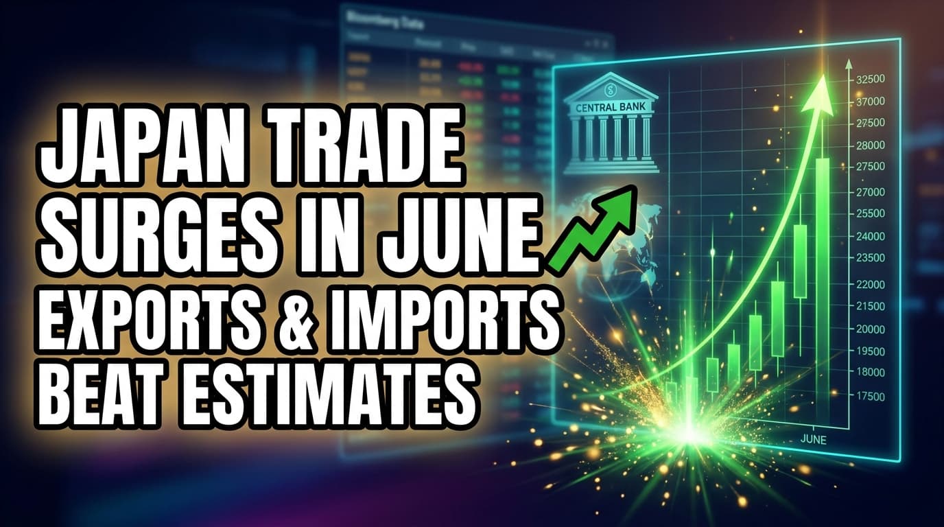 Japan Trade Surges in June, Exports and Imports Beat Estimates