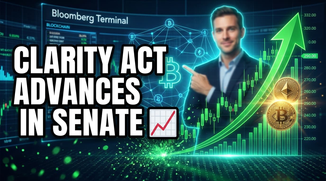 Clarity Act Advances in Senate, Boosting Crypto Market Confidence