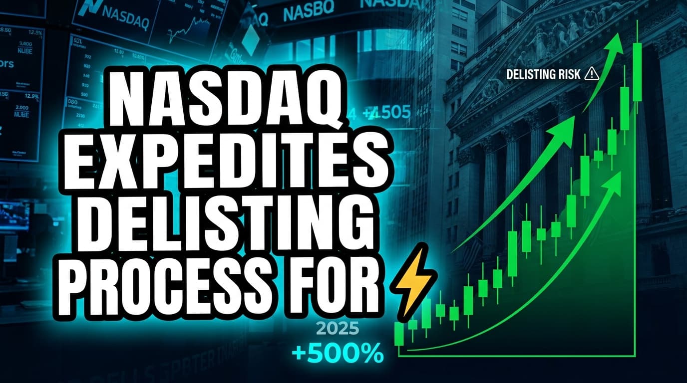 Nasdaq Expedites Delisting Process for Underperforming Companies After SEC Approval