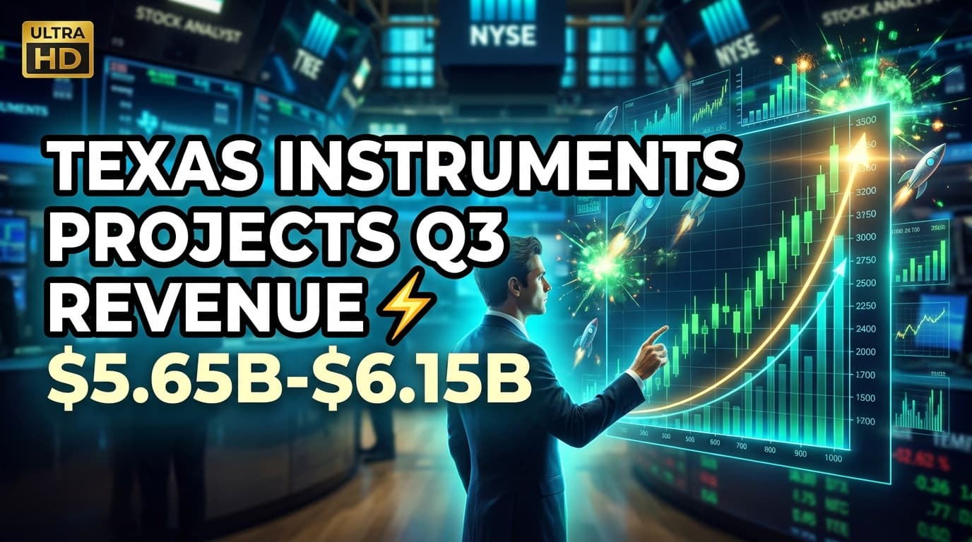 Texas Instruments Projects Q3 Revenue of $5.65B-$6.15B Amid Price Hikes