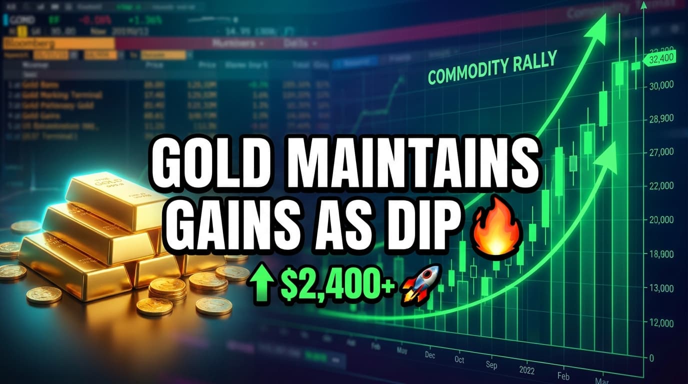 Gold Maintains Gains as Dip-Buying Offsets Inflation Concerns Amid Mideast Tensions