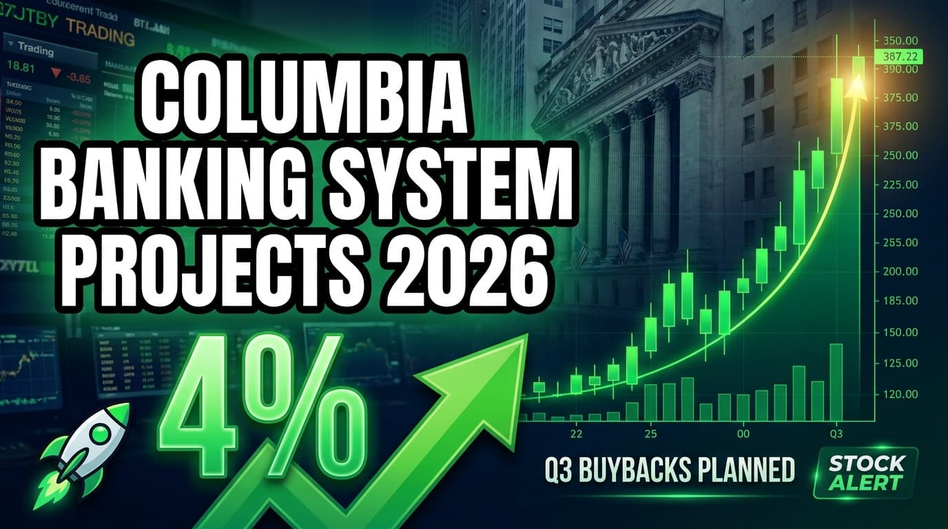 Columbia Banking System Projects 2026 NIM Above 4%, Plans Q3 Buybacks