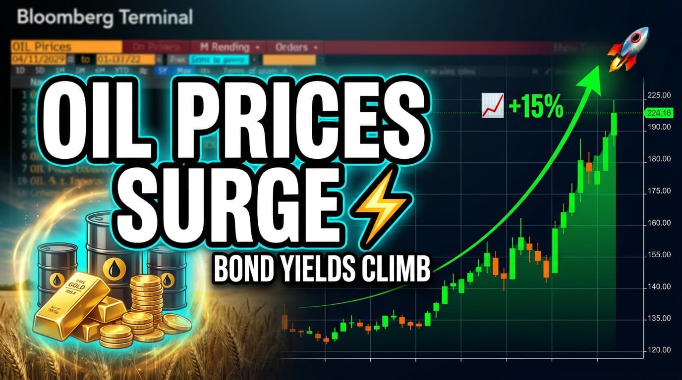 Oil Prices Surge, Bond Yields Climb on Escalating Middle East Tensions