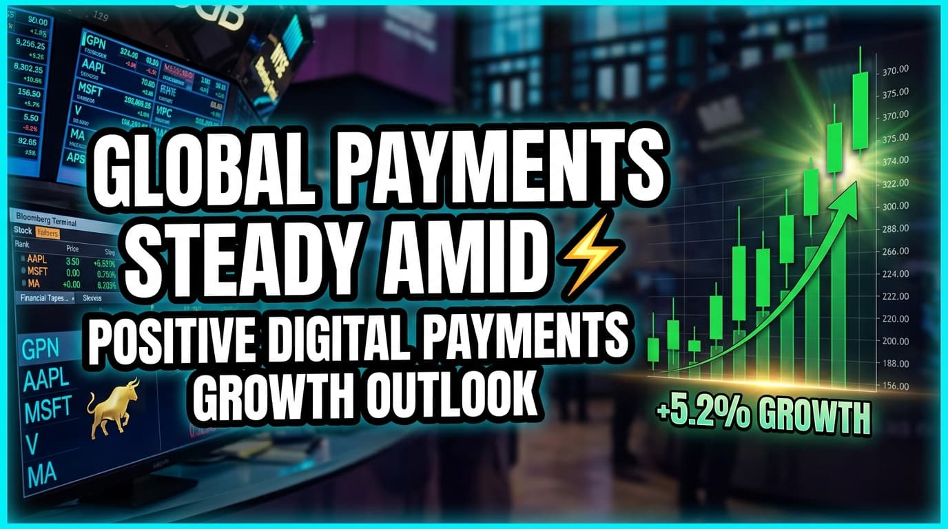 Global Payments Stock Steady Amid Positive Digital Payments Growth Outlook