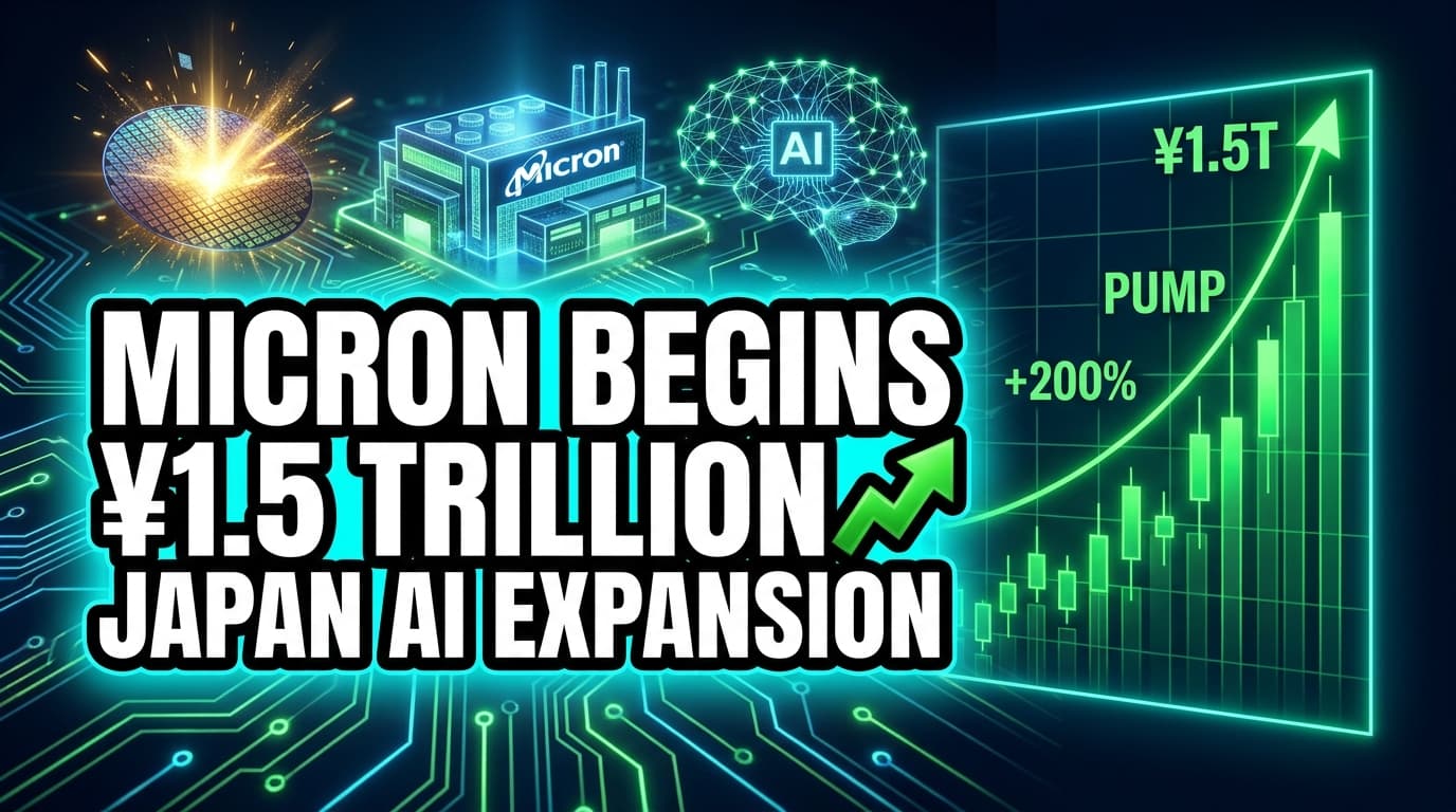 Micron Begins ¥1.5 Trillion Japan Factory Expansion for AI Chips