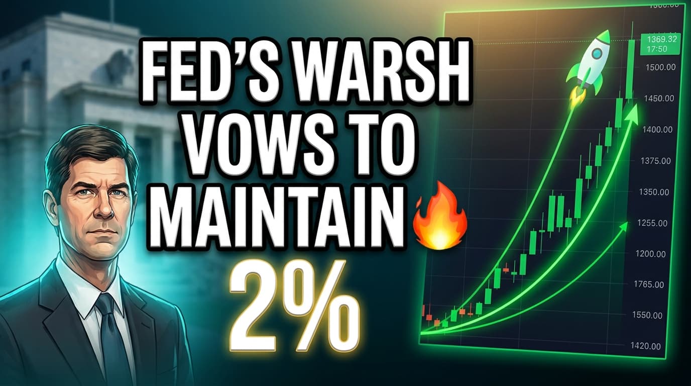 Fed's Warsh Vows to Maintain 2% Inflation Target