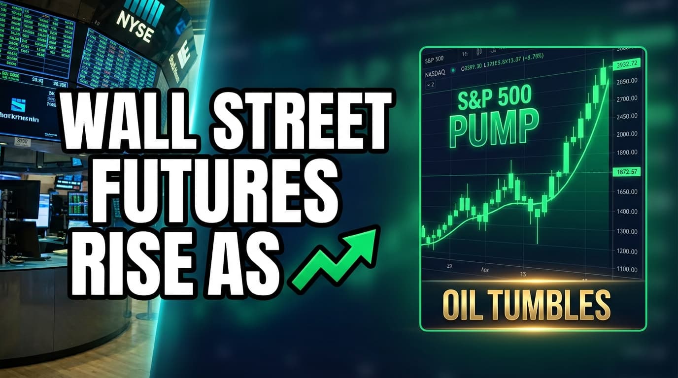 Wall Street Futures Rise as Oil Tumbles on US-Iran De-escalation Hopes