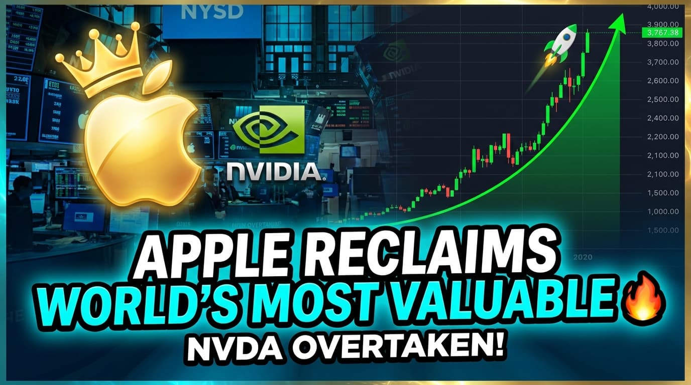 Apple Reclaims World's Most Valuable Company Title From Nvidia