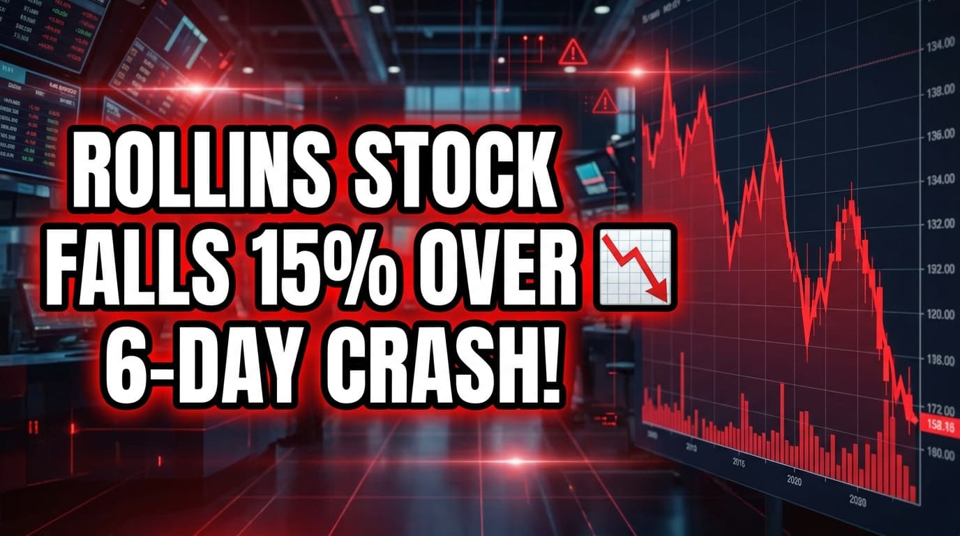 Rollins Stock Falls 15% Over Six Consecutive Trading Days