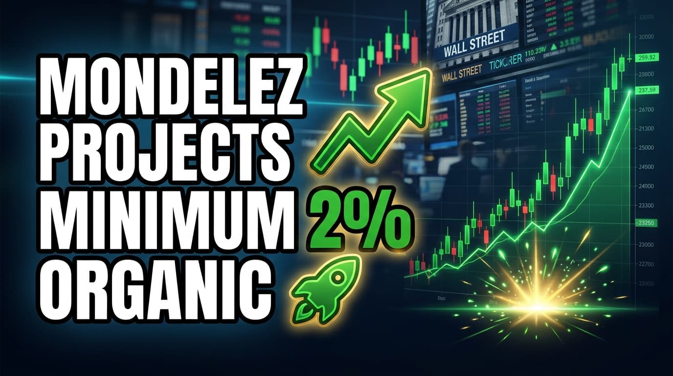 Mondelez Projects Minimum 2% Organic Sales Growth, Biscoff Partnership to Reach $500M-$1B