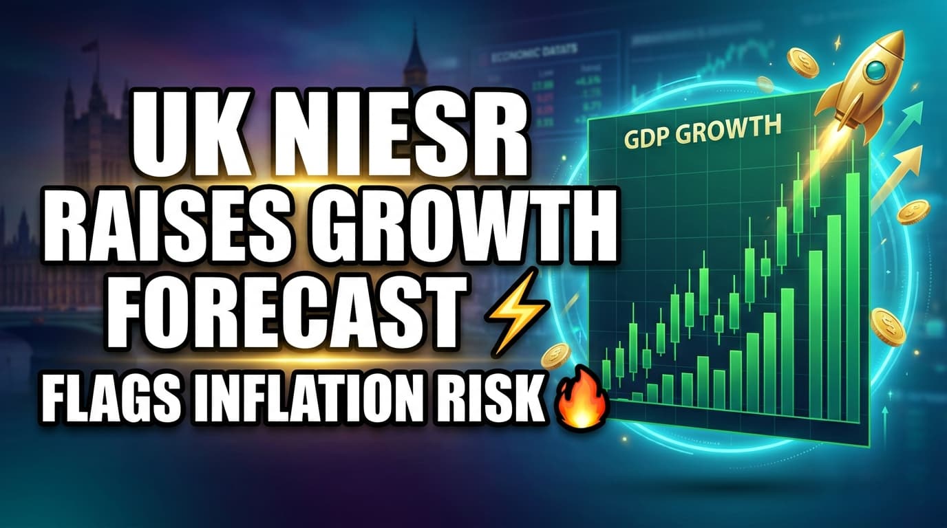 UK NIESR Raises Growth Forecast, Flags Persistent Inflation Risk