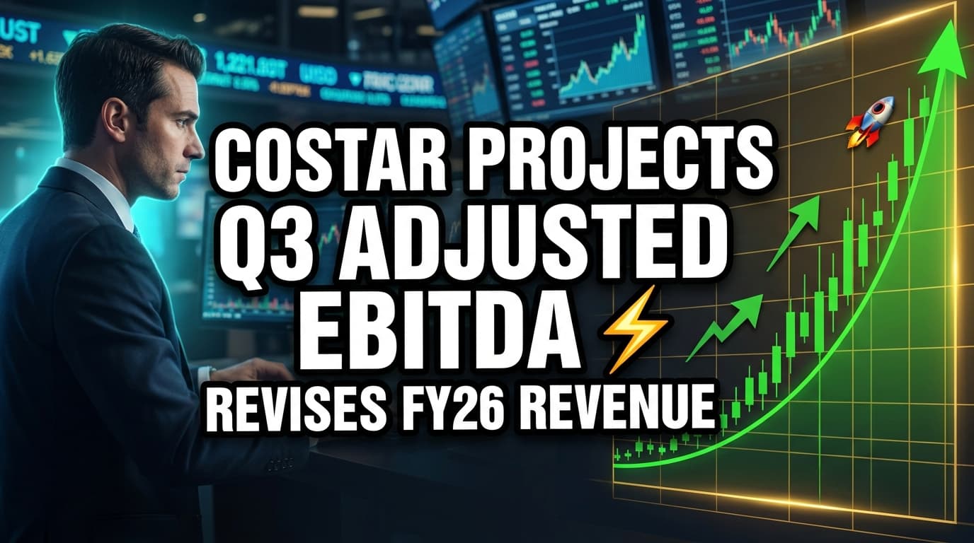 CoStar Projects Q3 Adjusted EBITDA, Revises Full-Year 2026 Revenue Guidance