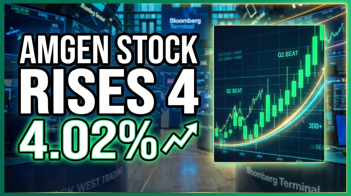 Amgen Stock Rises 4.02% Following Strong Q2 Earnings Beat