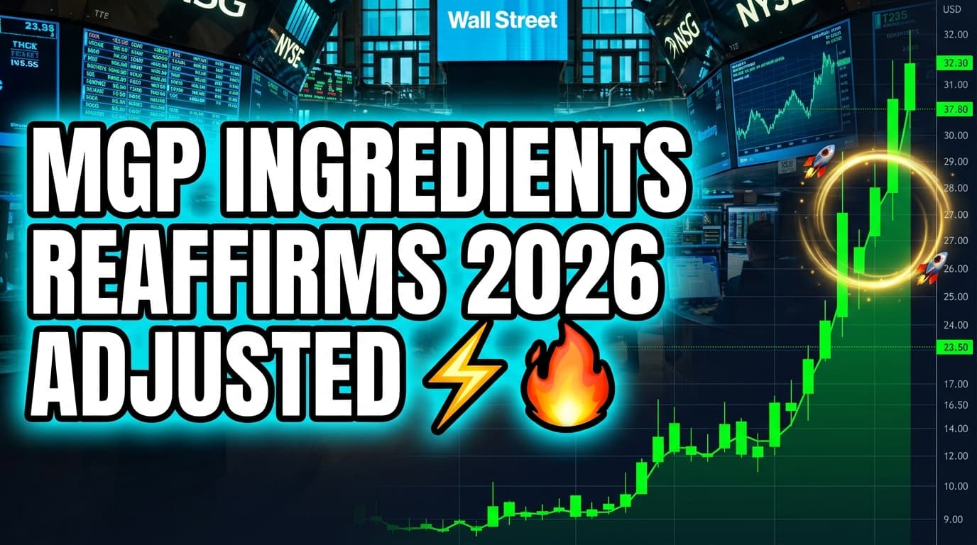 MGP Ingredients Reaffirms 2026 Adjusted EBITDA Guidance of $90M-$98M