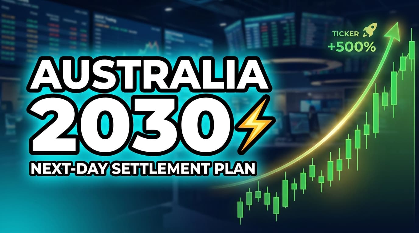 Australia, New Zealand Plan Next-Day Stock Settlement by 2030