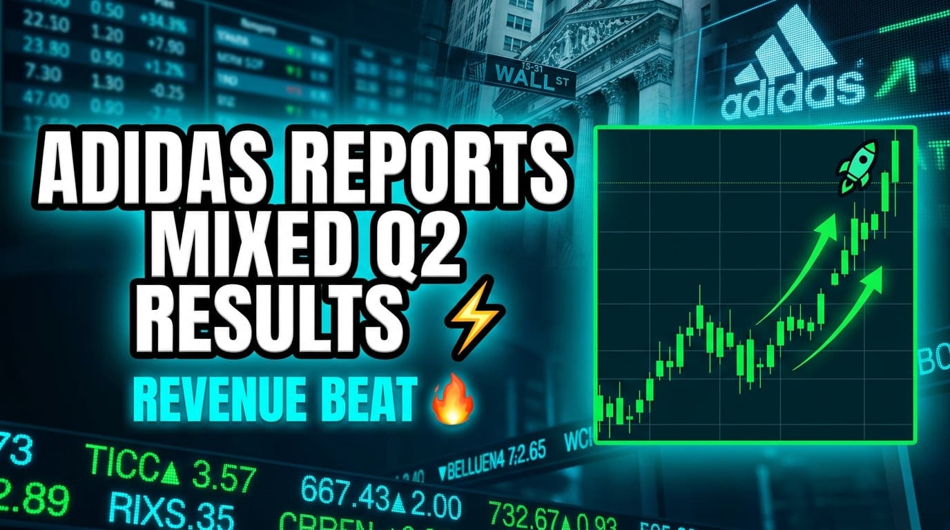 Adidas Reports Mixed Q2 Results With EPS Miss, Revenue Beat
