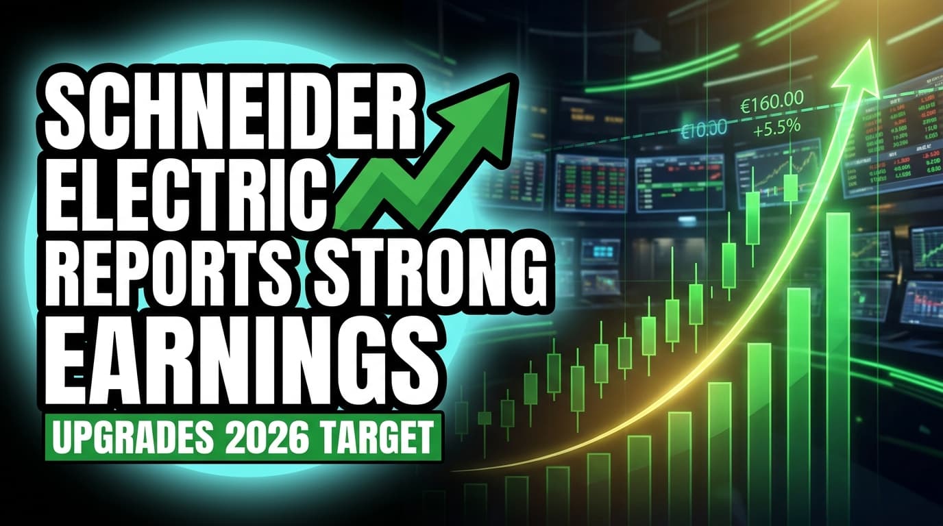 Schneider Electric Reports Strong Earnings, Upgrades 2026 Target