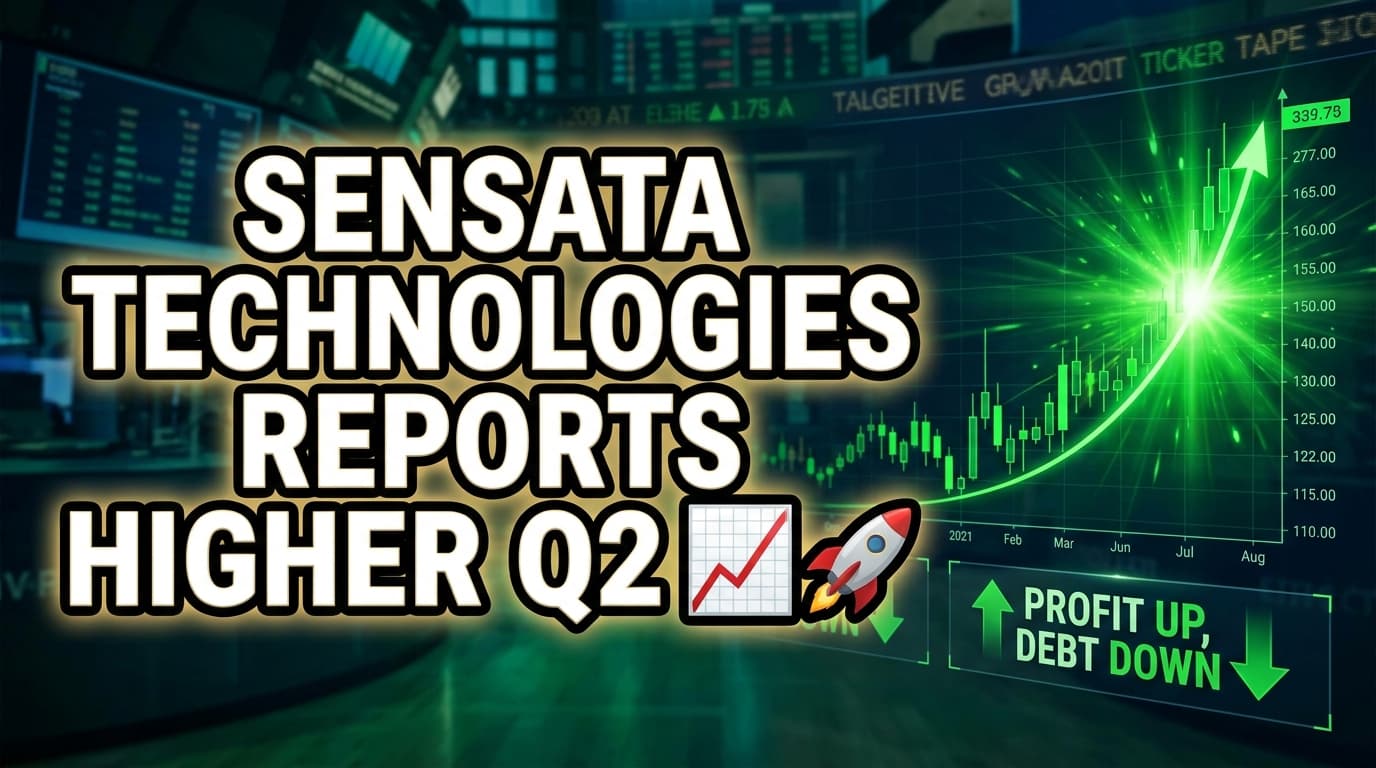 Sensata Technologies Reports Higher Q2 Profit, Reduced Debt