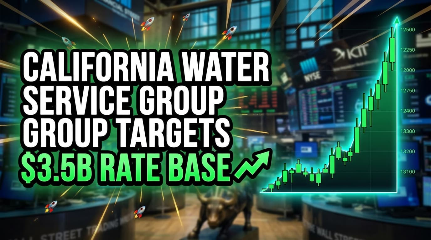 California Water Service Group Targets $3.5B Rate Base by 2028