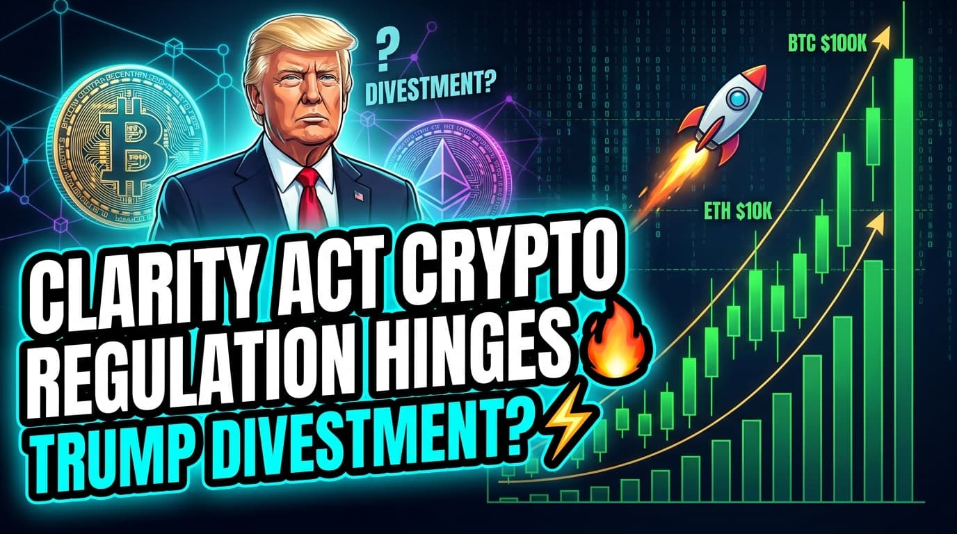 CLARITY Act Crypto Regulation Hinges on Trump Divestment