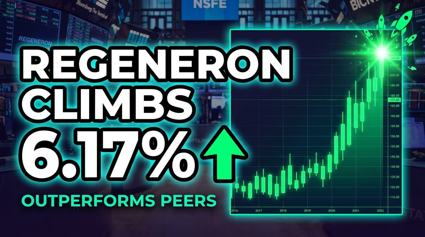 Regeneron Shares Climb 6.17%, Outperform Peers