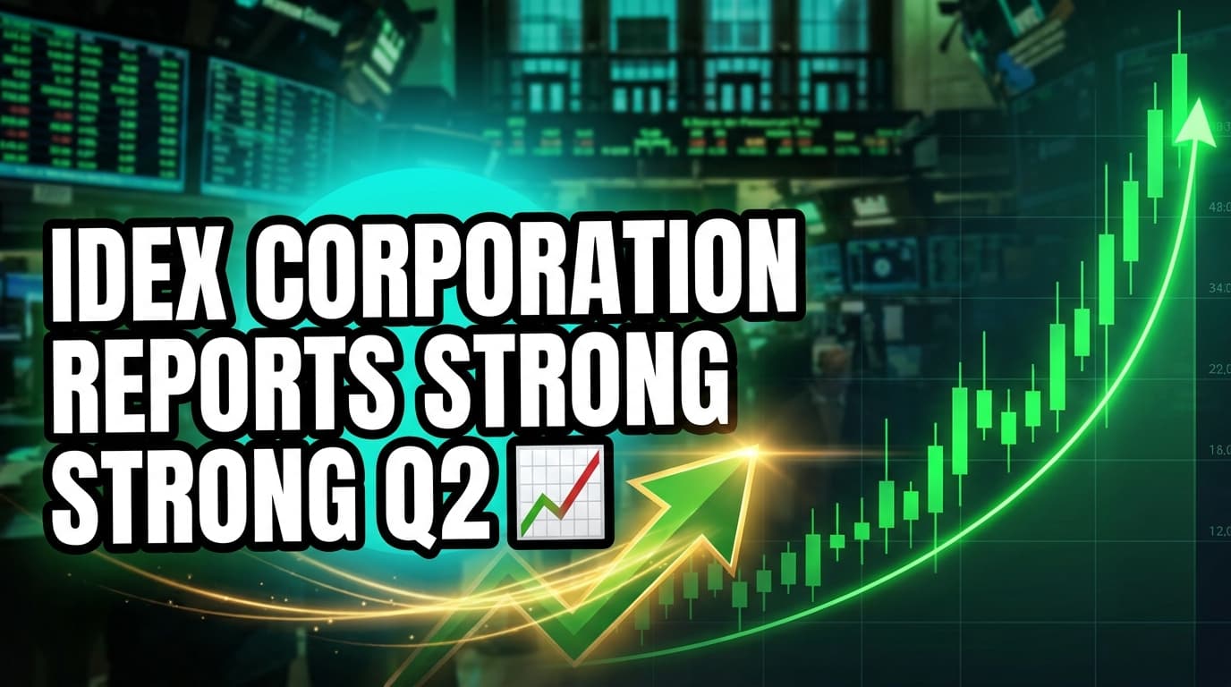IDEX Corporation Reports Strong Q2 2026 Results, Continues Aggressive Share Buybacks